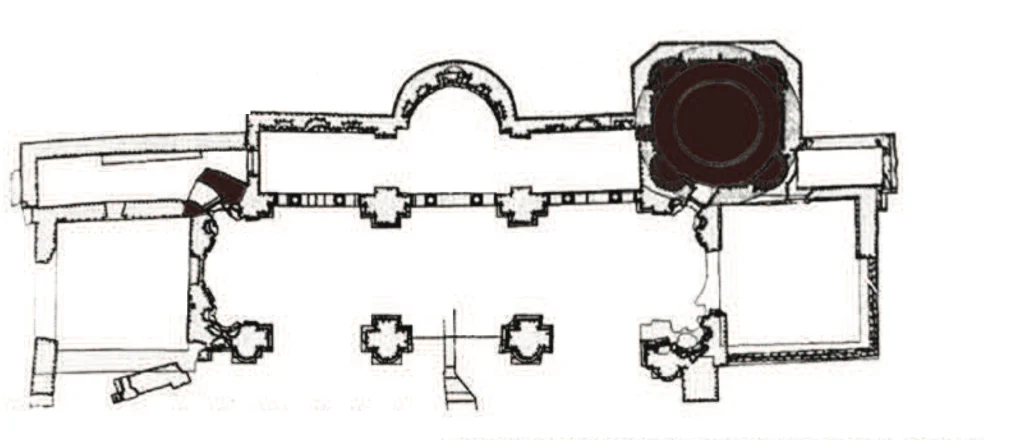 Ninfeo bramante fase 1 costruzione